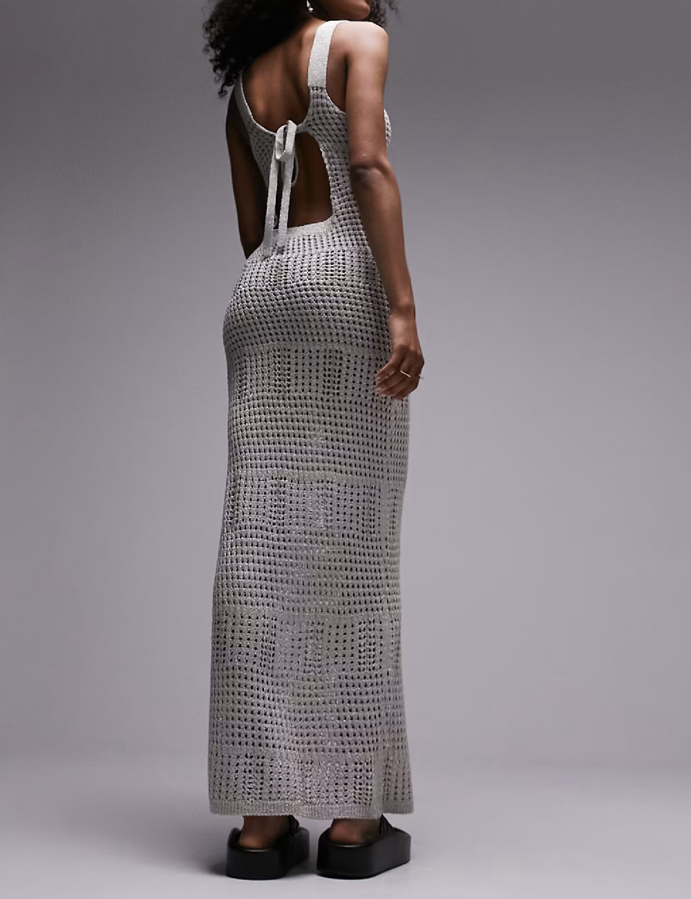 Rochie lunga Top Shop, gri - 1 | YEO