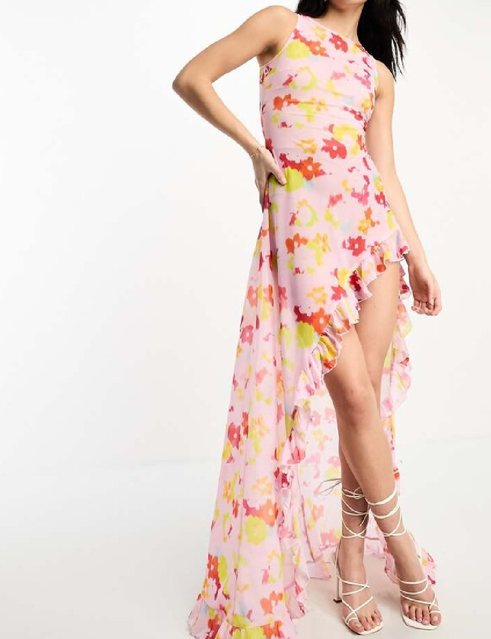Rochie medie Annorlunda, roz - 1 | YEO