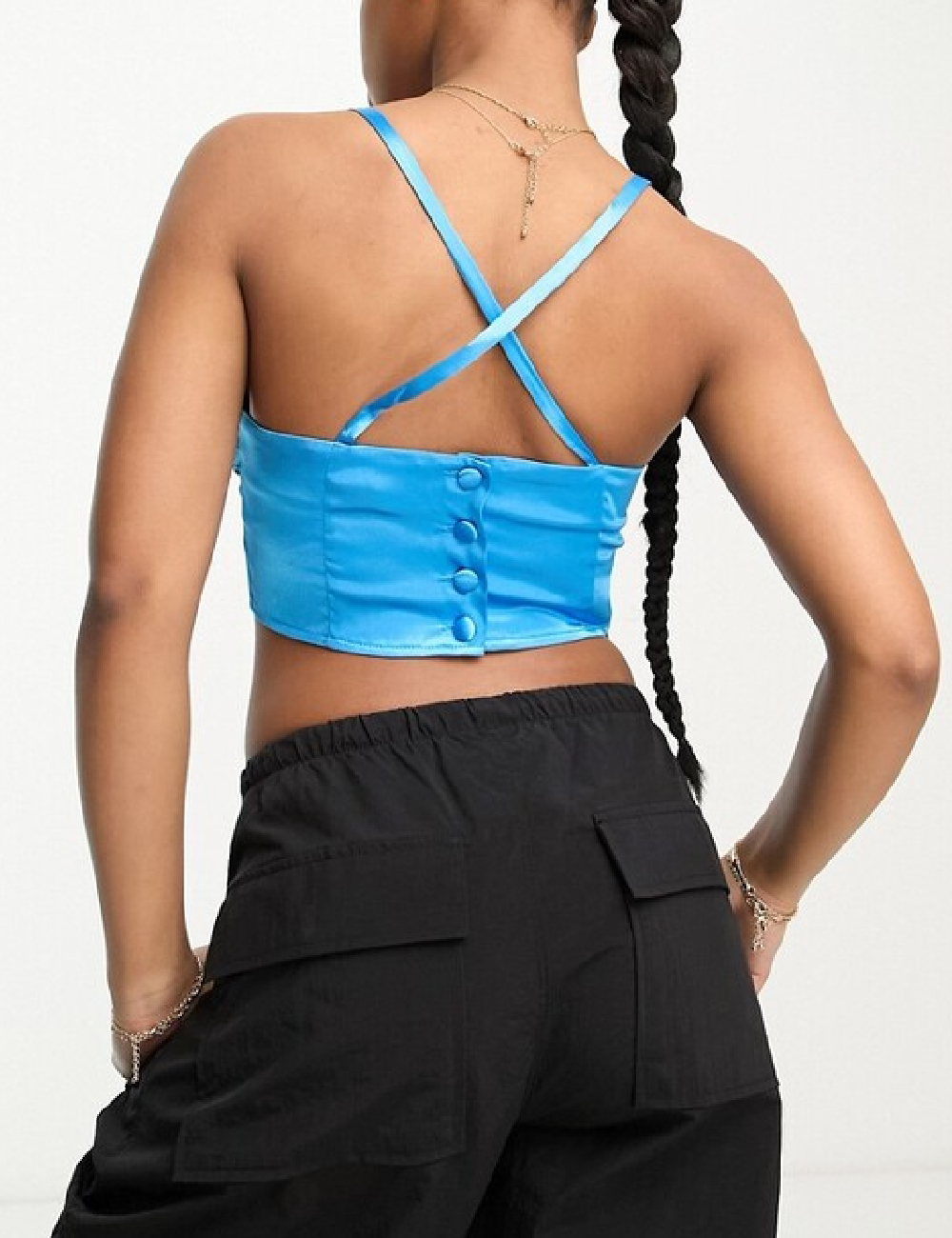 Top Miss Selfridge, albastru - 1 | YEO