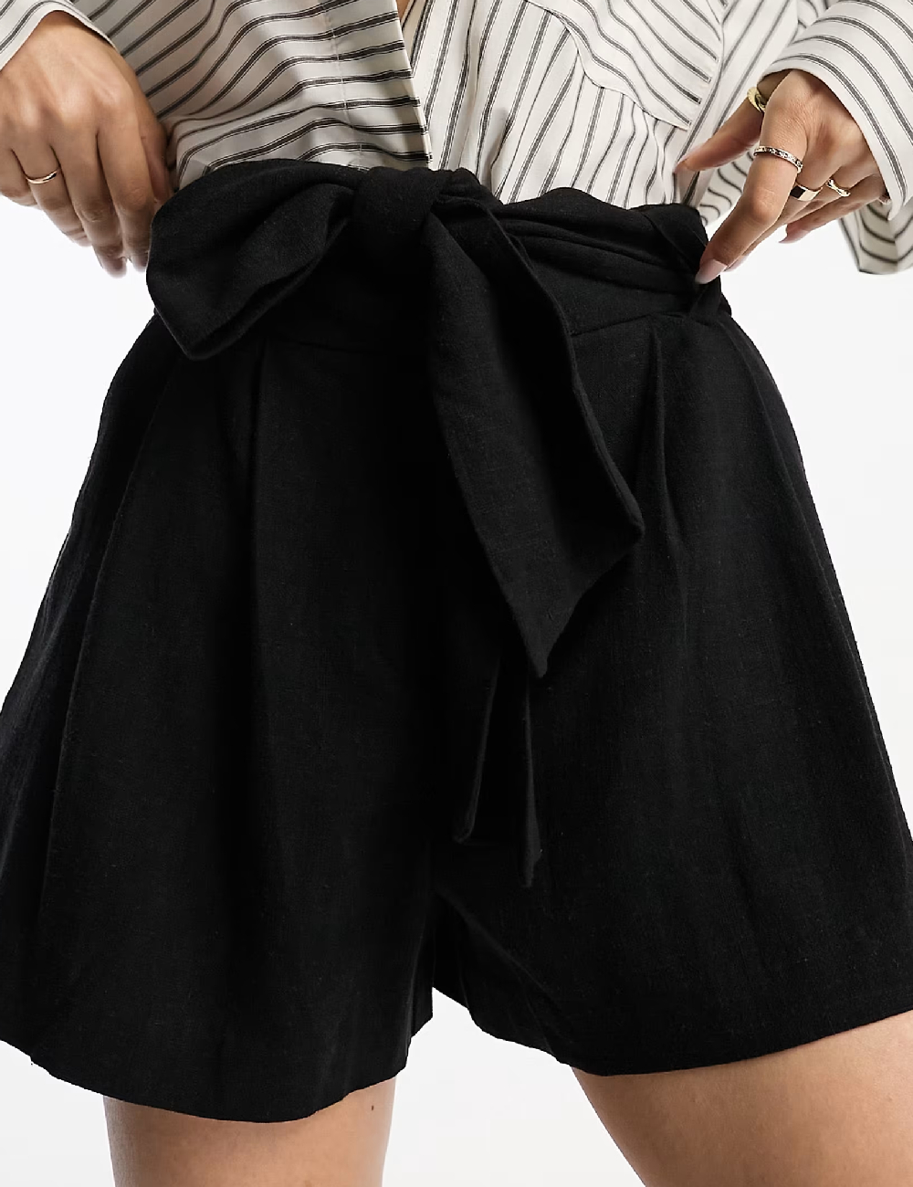 Pantaloni scurti ASOS, negru - 1 | YEO