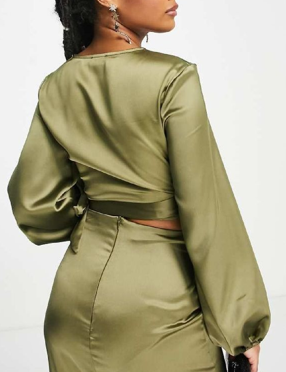 Top Flounce London, verde - 1 | YEO