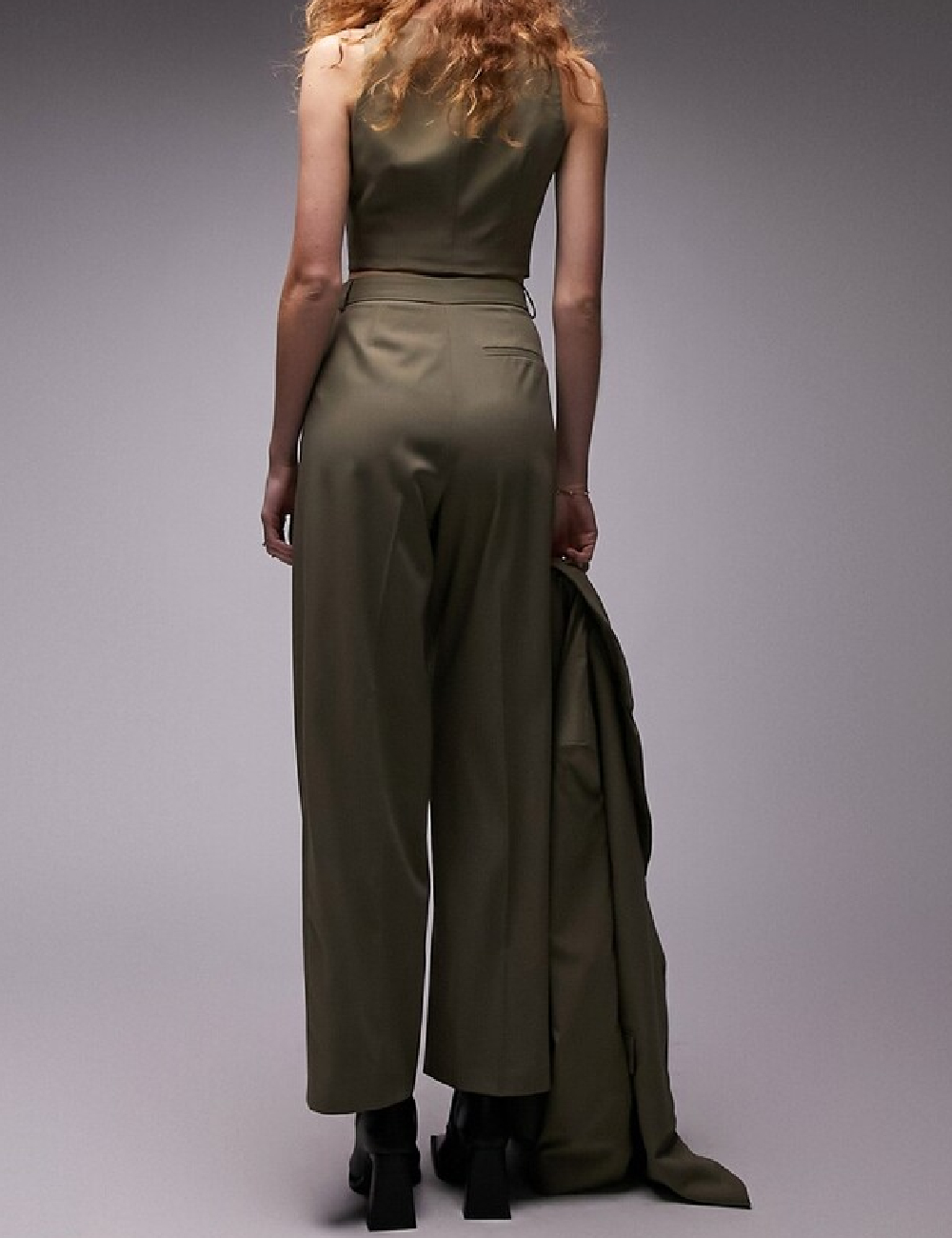 Pantaloni Top Shop, verde - 1 | YEO