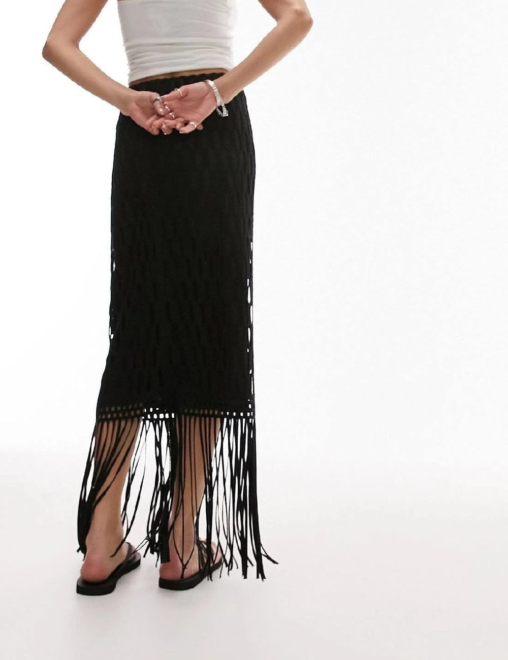 Fusta Top Shop, negru - 1 | YEO