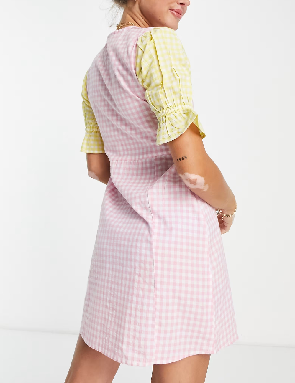 Rochie scurta Influence, roz - 1 | YEO