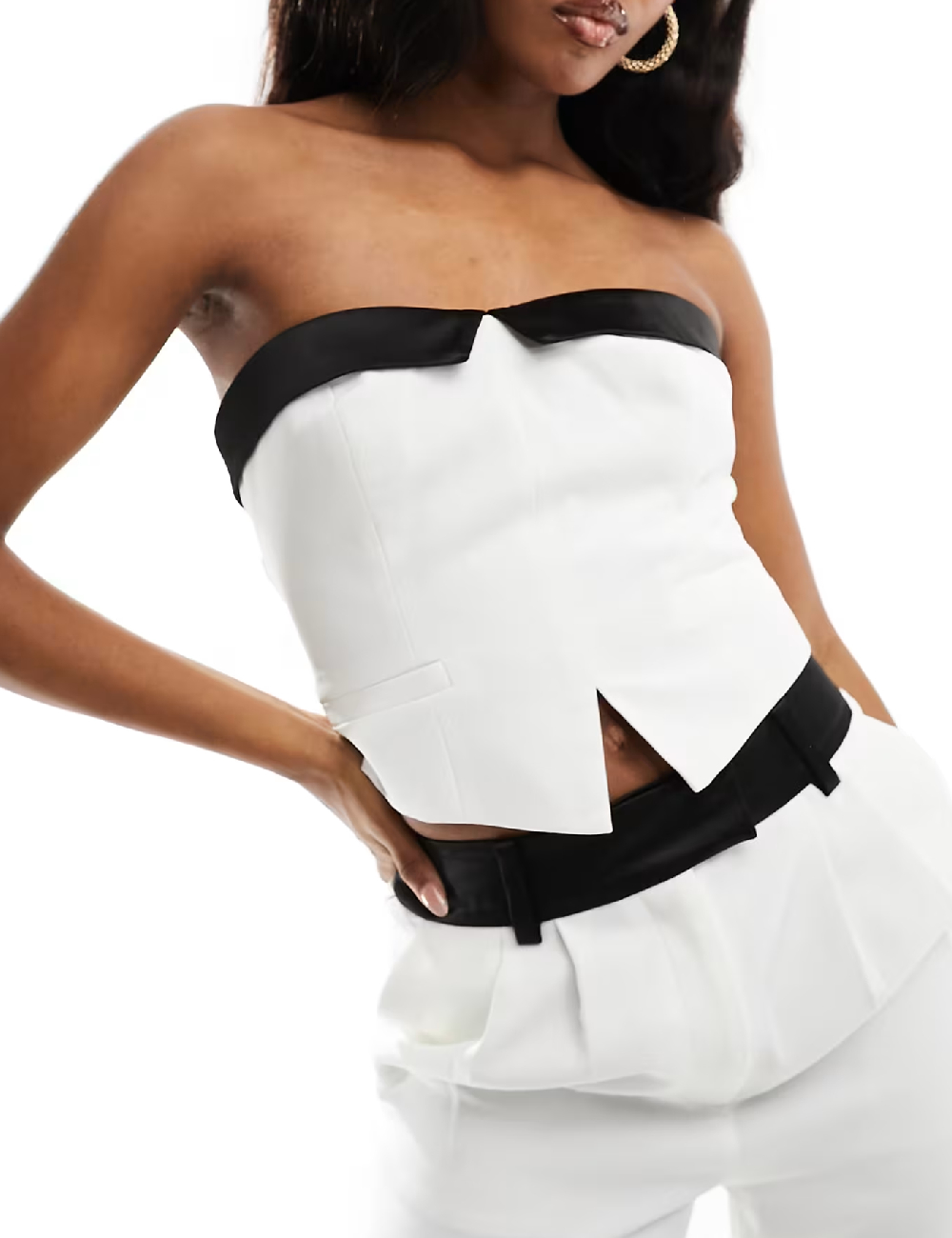 Top ASOS, alb - 1 | YEO