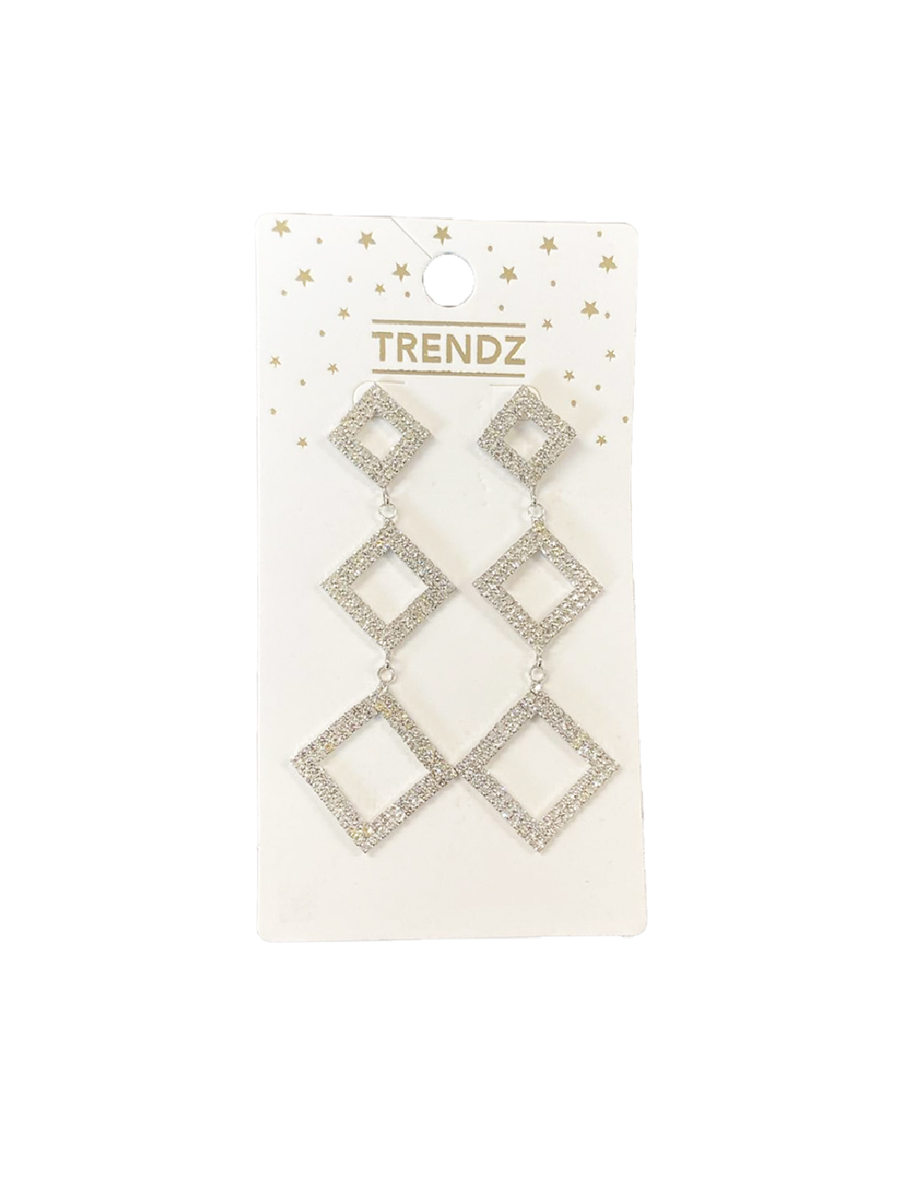 Cercei Trendz, argintiu