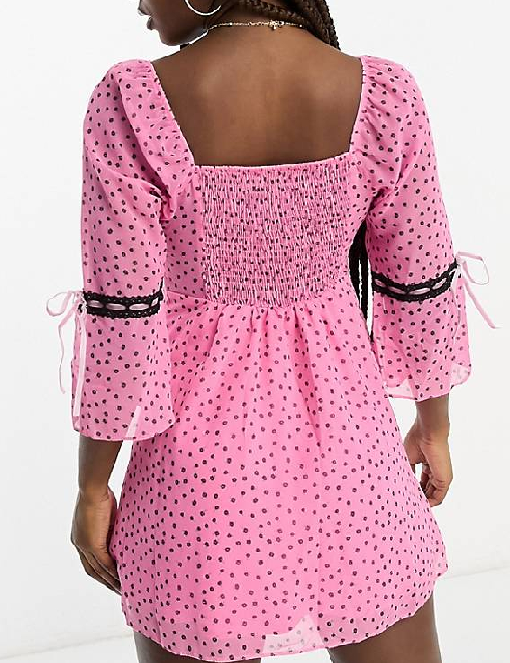 Rochie scurta Miss Selfridge, roz - 1 | YEO