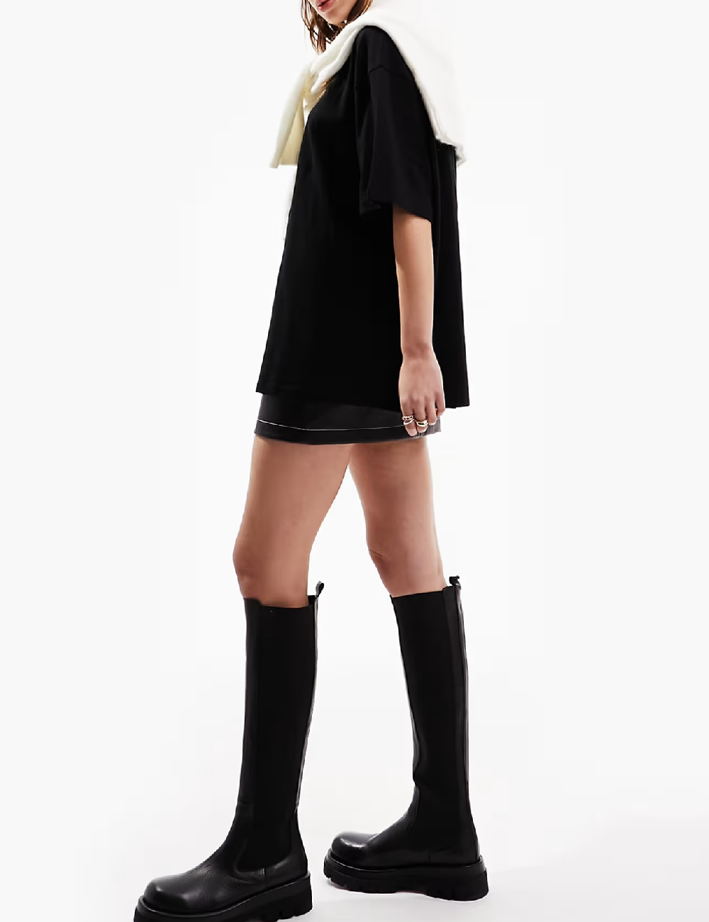 Tricou ASOS, negru - 1 | YEO