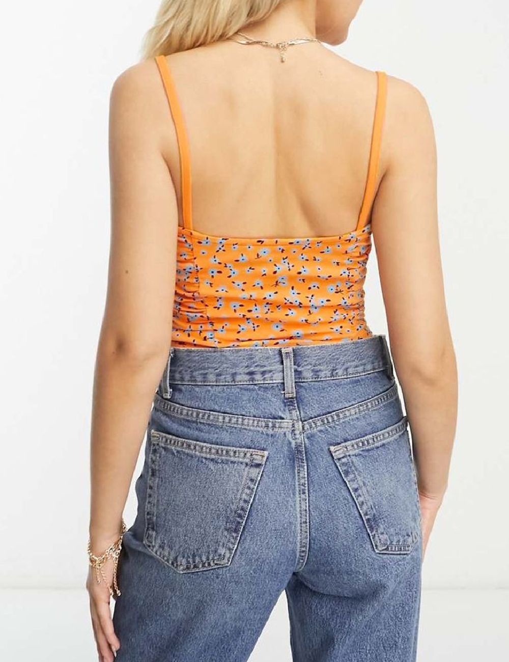 Top ASOS, portocaliu - 1 | YEO