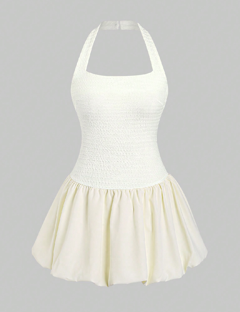 Rochie scurta SHEIN, ecru