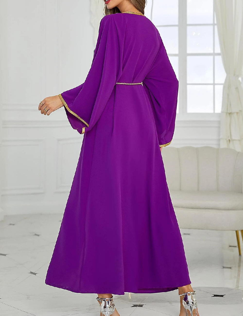 Rochie lunga SHEIN, mov - 1 | YEO