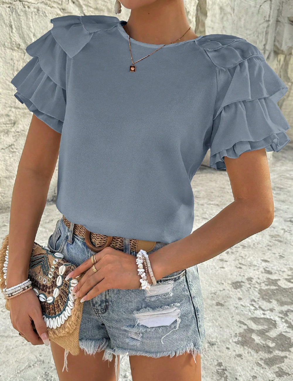 Bluza SHEIN, albastru