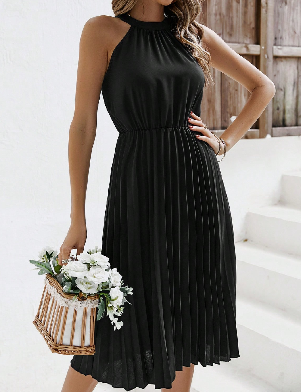 Rochie medie SHEIN, negru