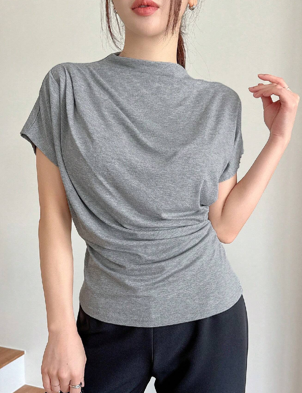 Tricou Dazy, gri