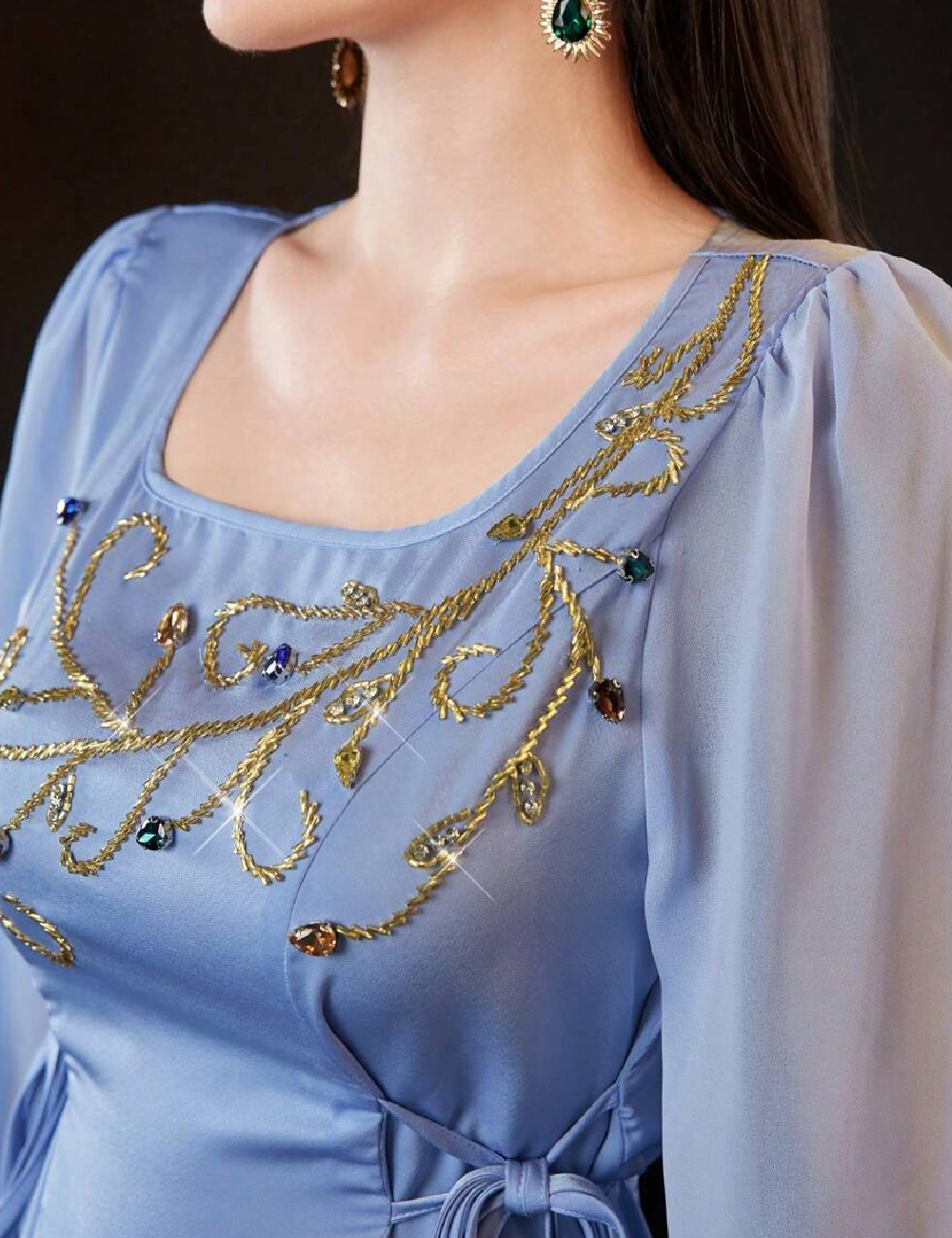 Rochie lunga SHEIN, albastru - 1 | YEO