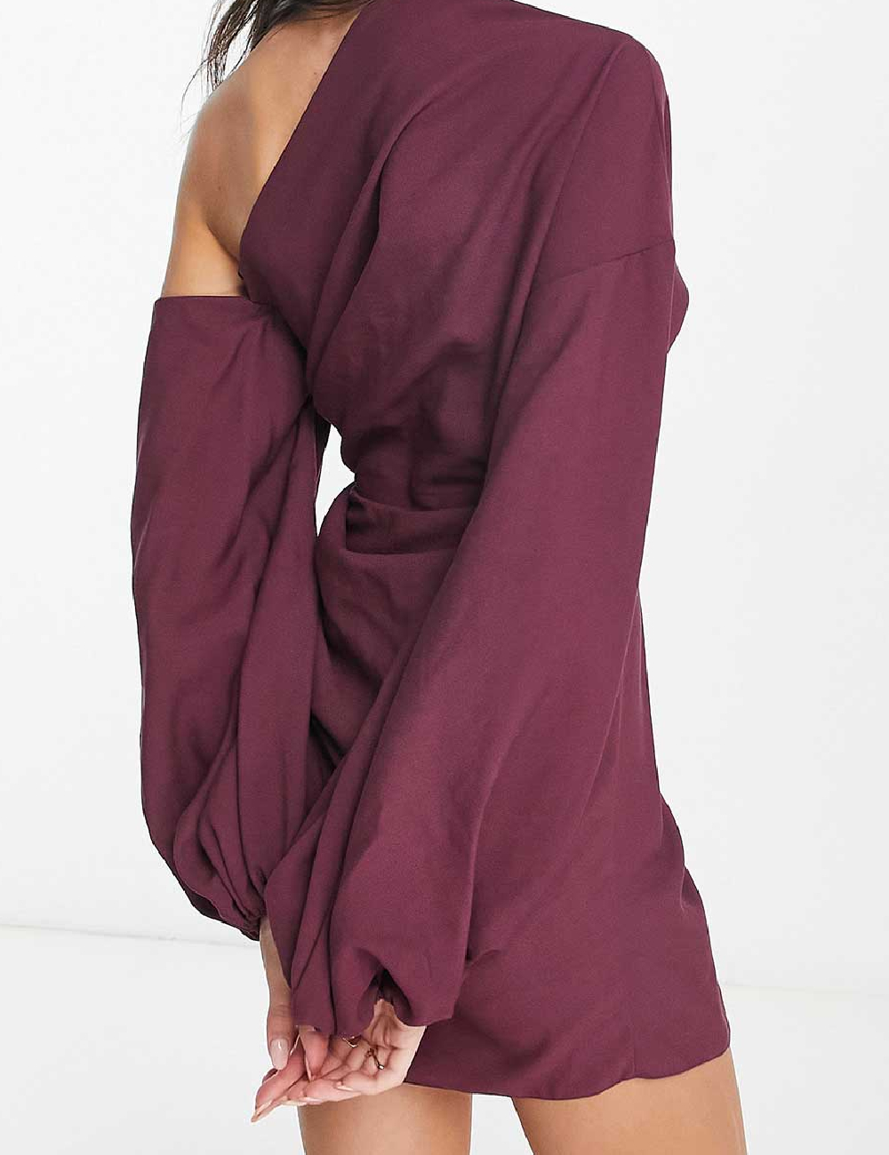 Rochie scurta ASOS, pruna - 1 | YEO