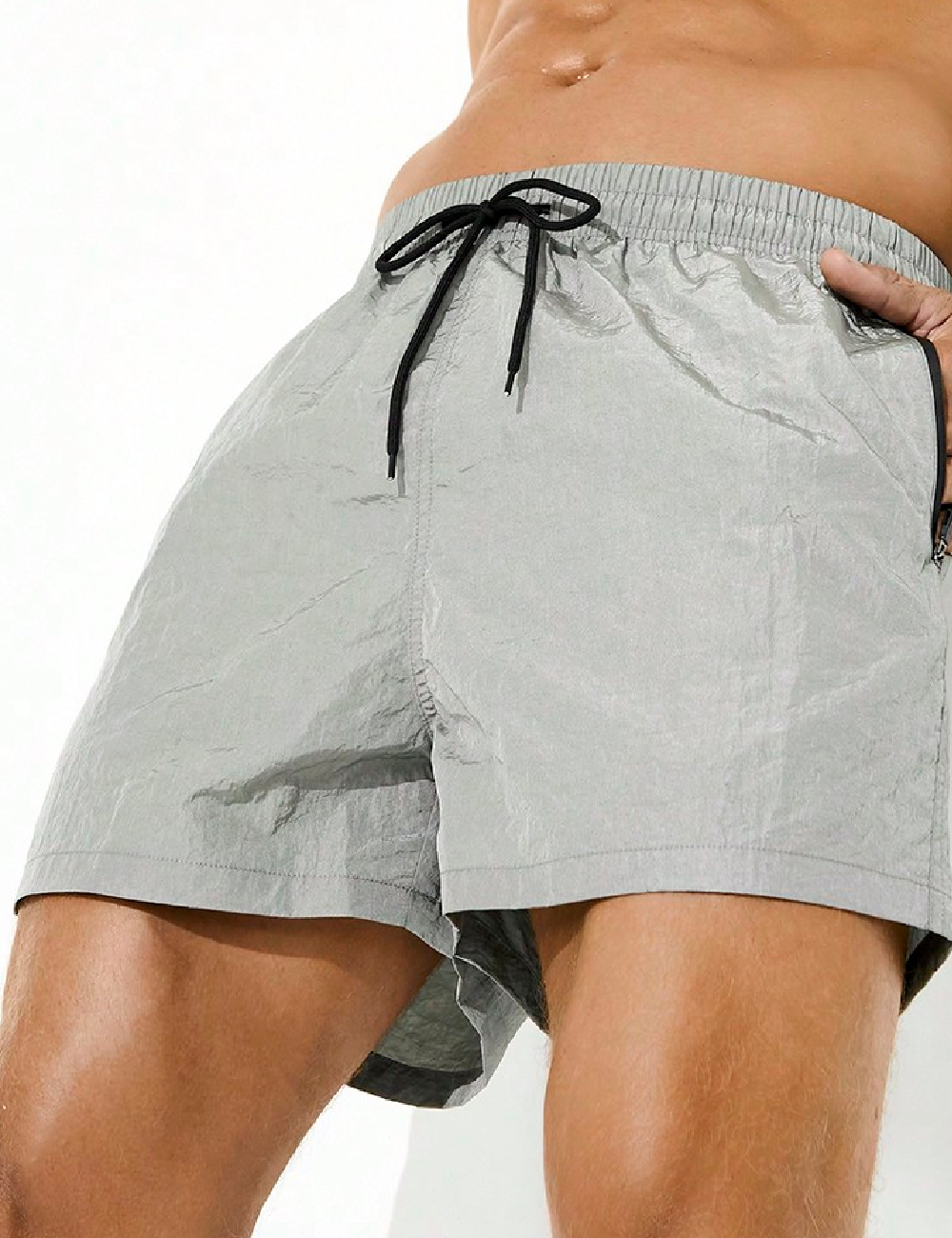 Short de baie SHEIN, gri