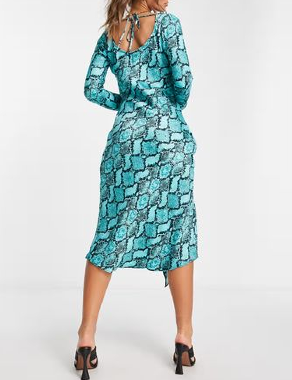 Rochie medie River Island, albastru - 1 | YEO