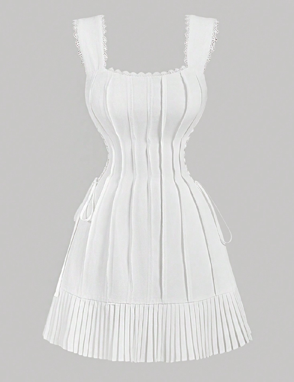 Rochie scurta SHEIN, alb