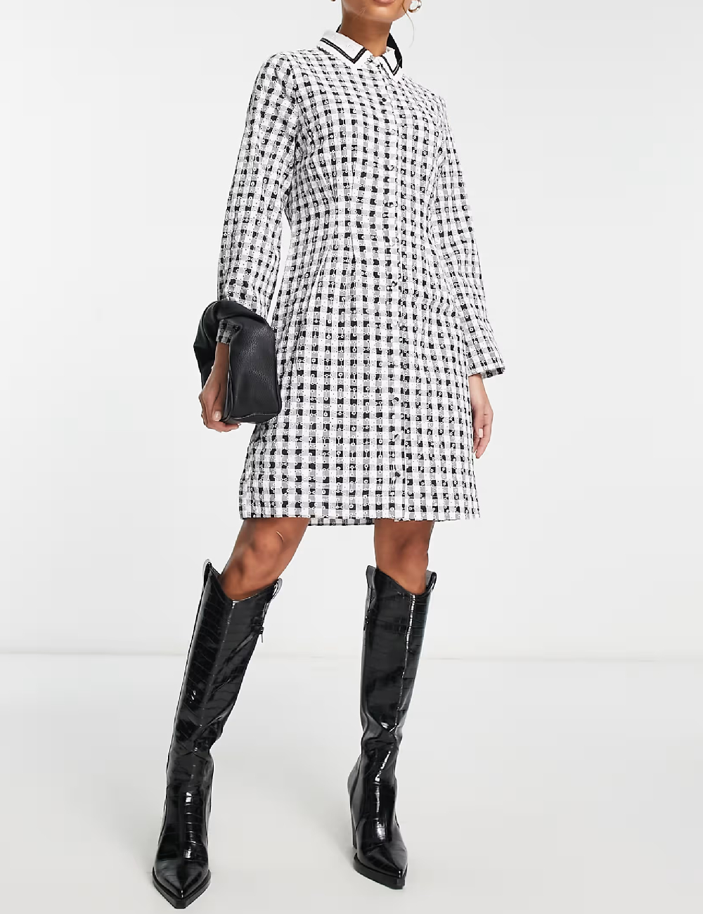 Rochie scurta Y.A.S, gri