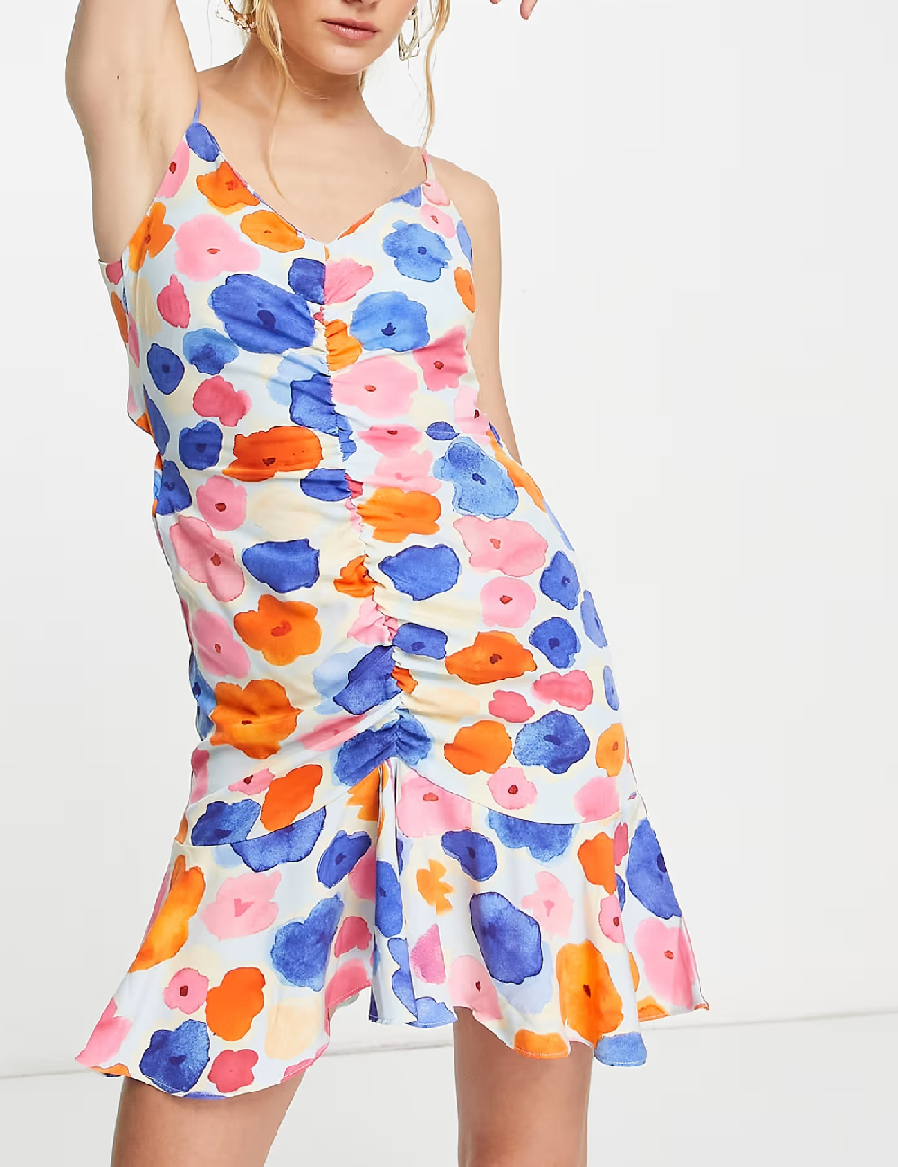 Rochie scurta Vila, floral print - 1 | YEO