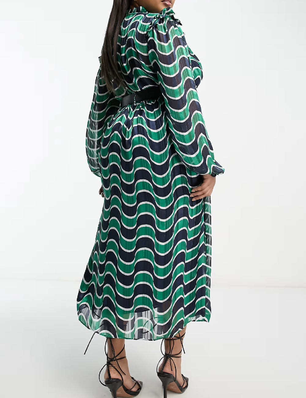 Rochie lunga River Island, verde - 1 | YEO