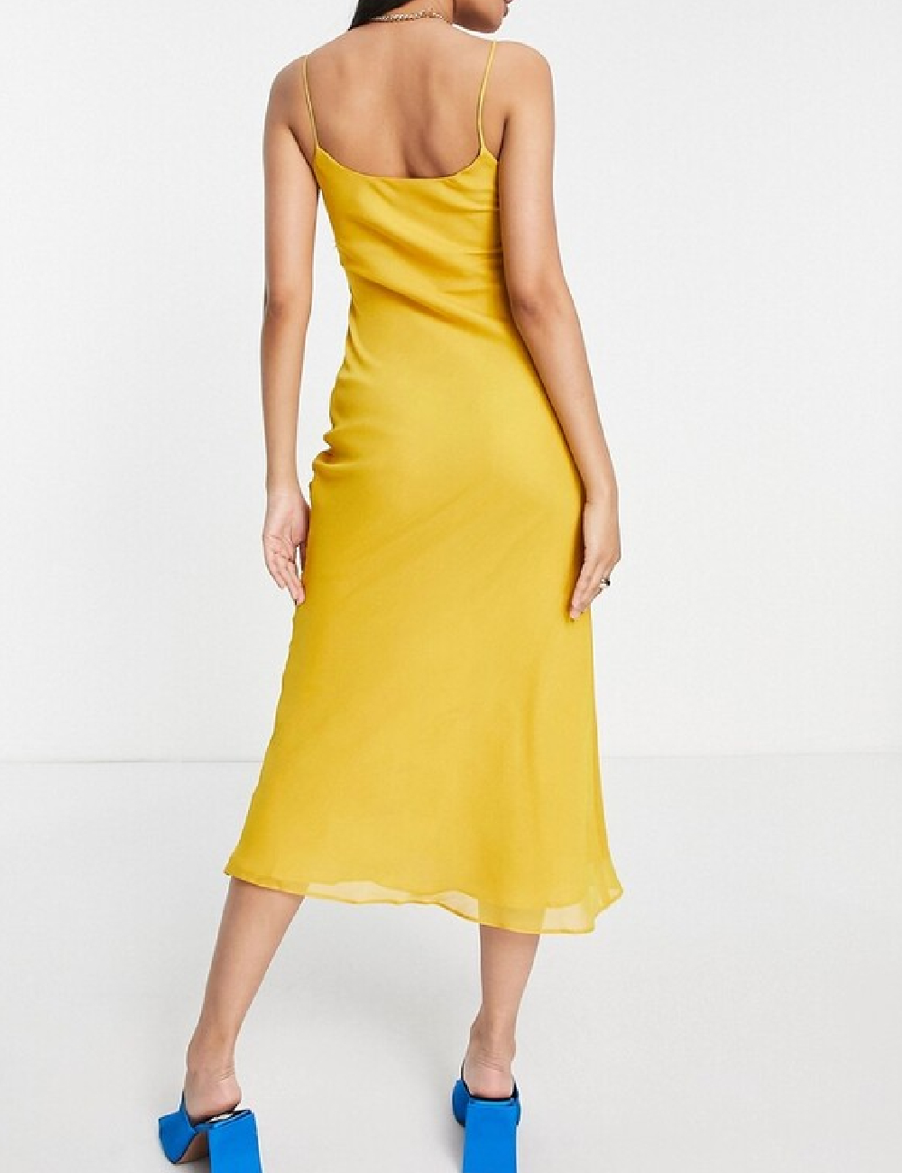 Rochie medie ASOS, galben - 1 | YEO