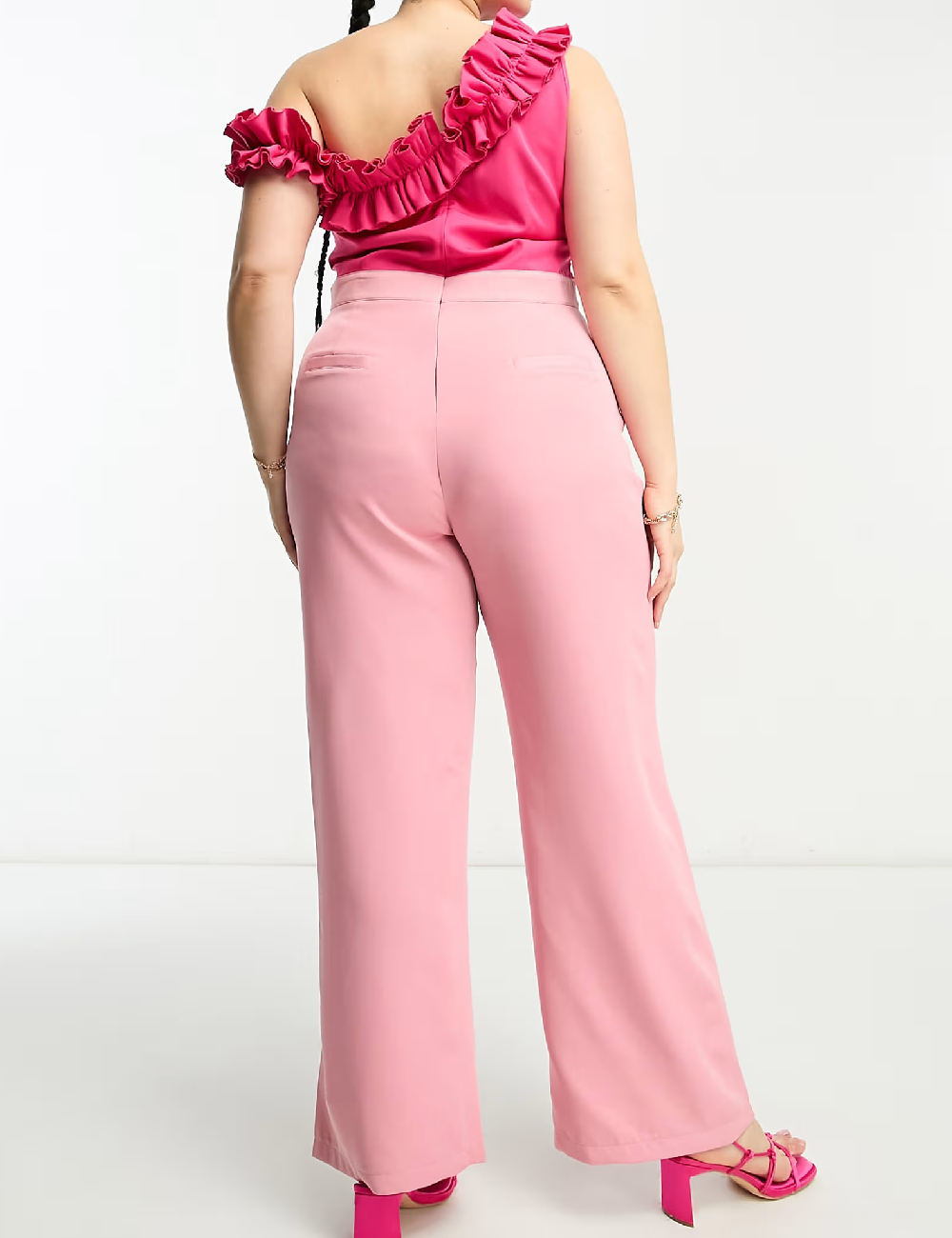 Salopeta IN THE STYLE Plus Size, roz - 1 | YEO