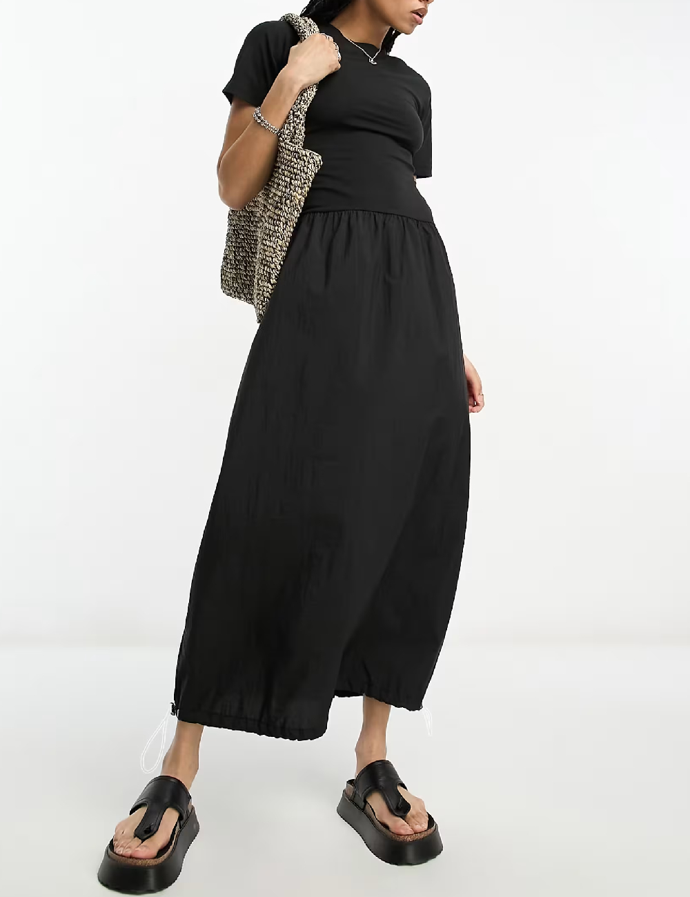 Rochie lunga ASOS, negru - 1 | YEO