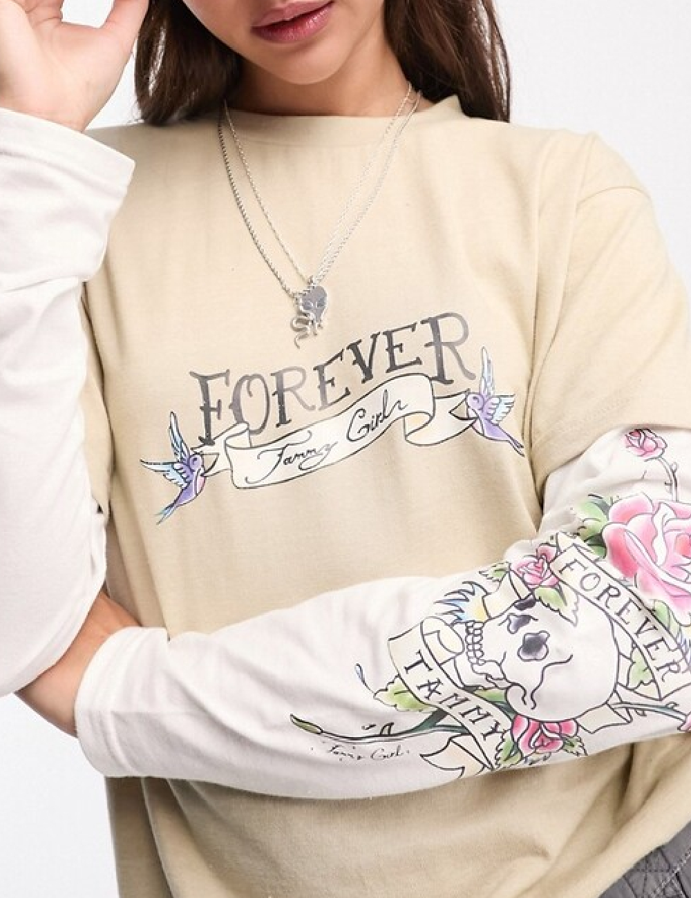 Bluza Tammy Girl, bej - 1 | YEO