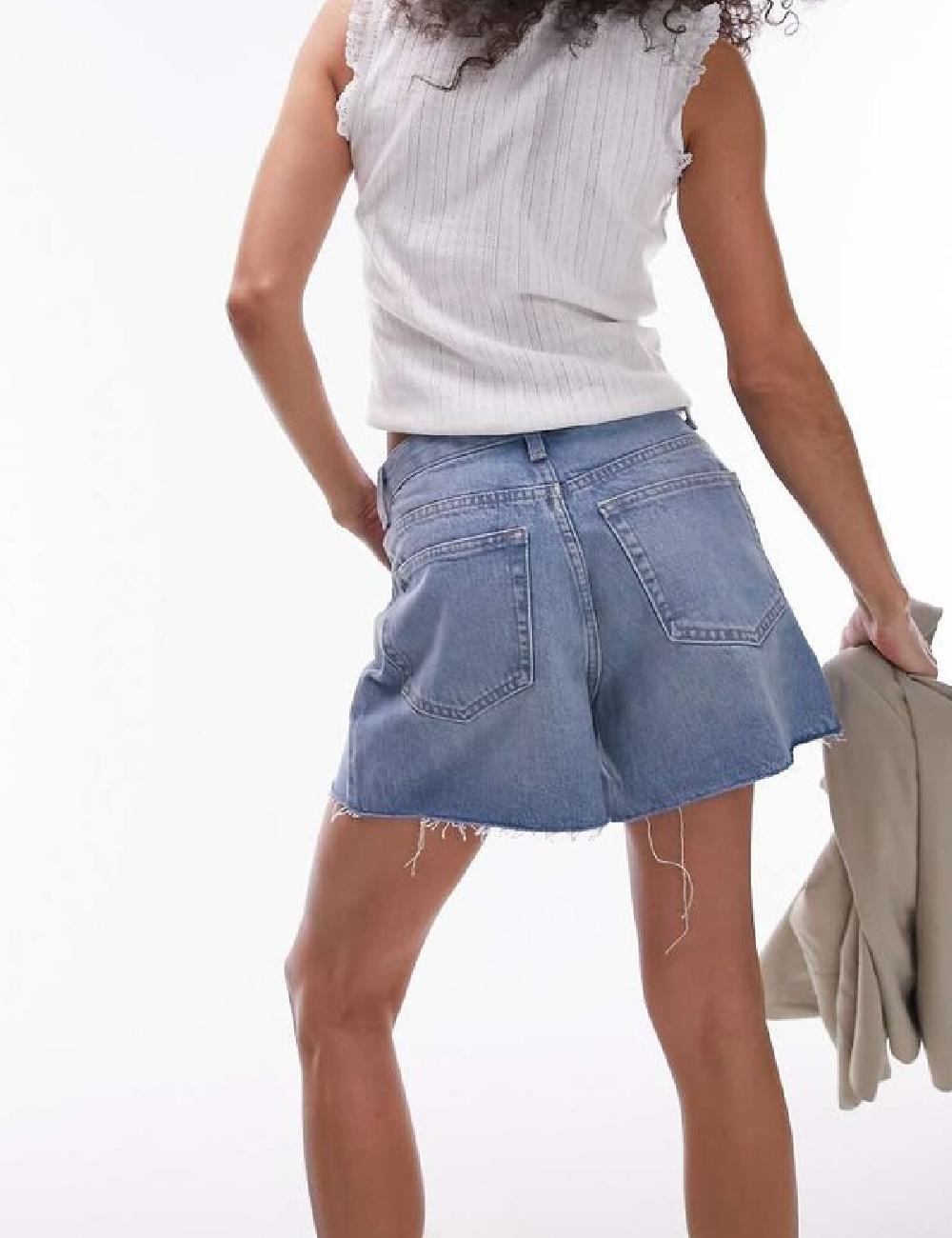 Pantaloni scurti Top Shop, albastru - 1 | YEO