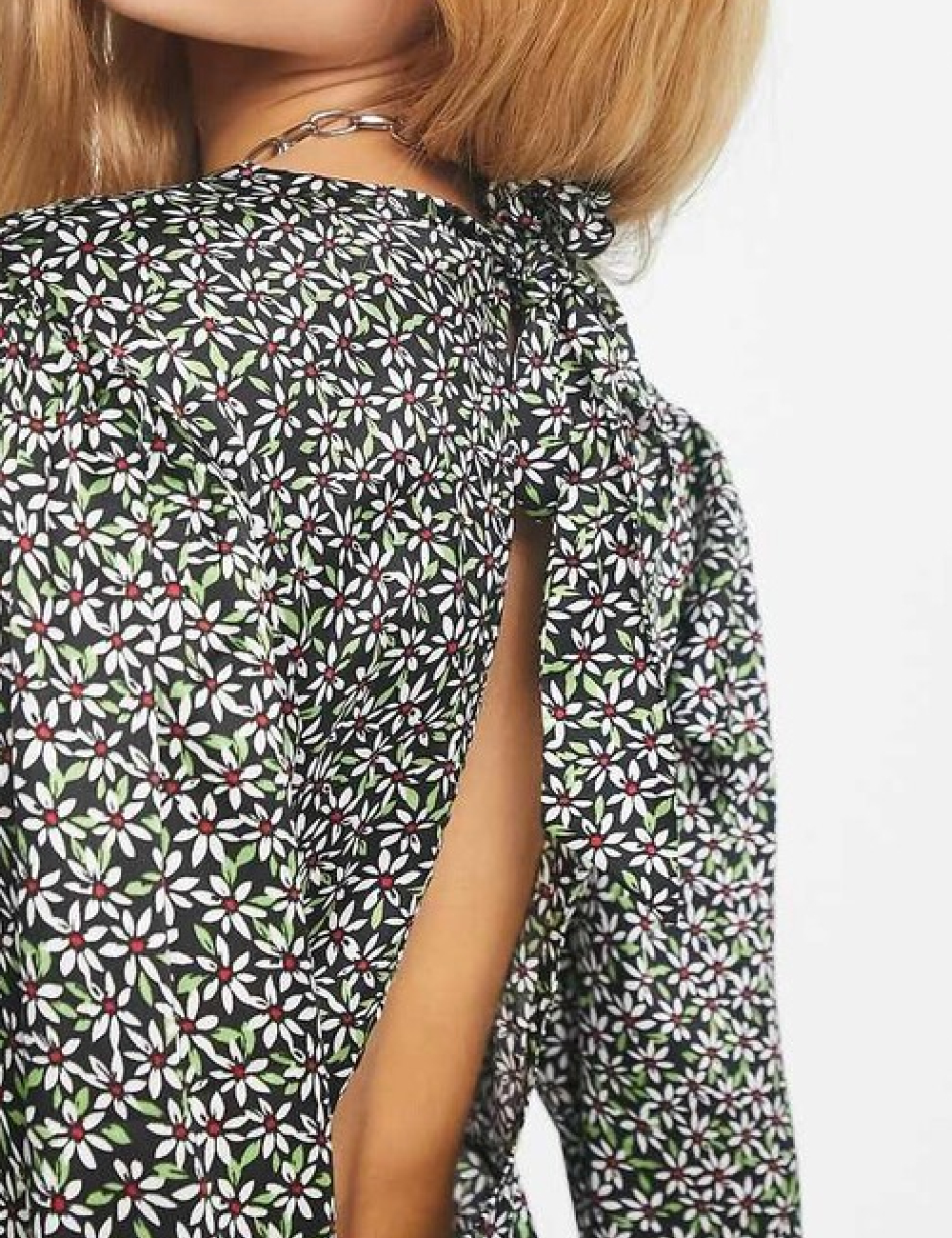 Rochie scurta Violet Romance, floral print - 1 | YEO