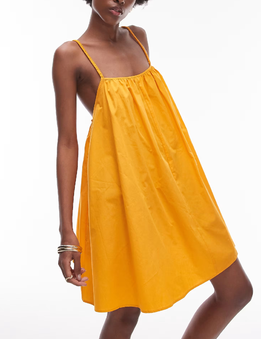 Rochie scurta Top Shop, portocaliu
