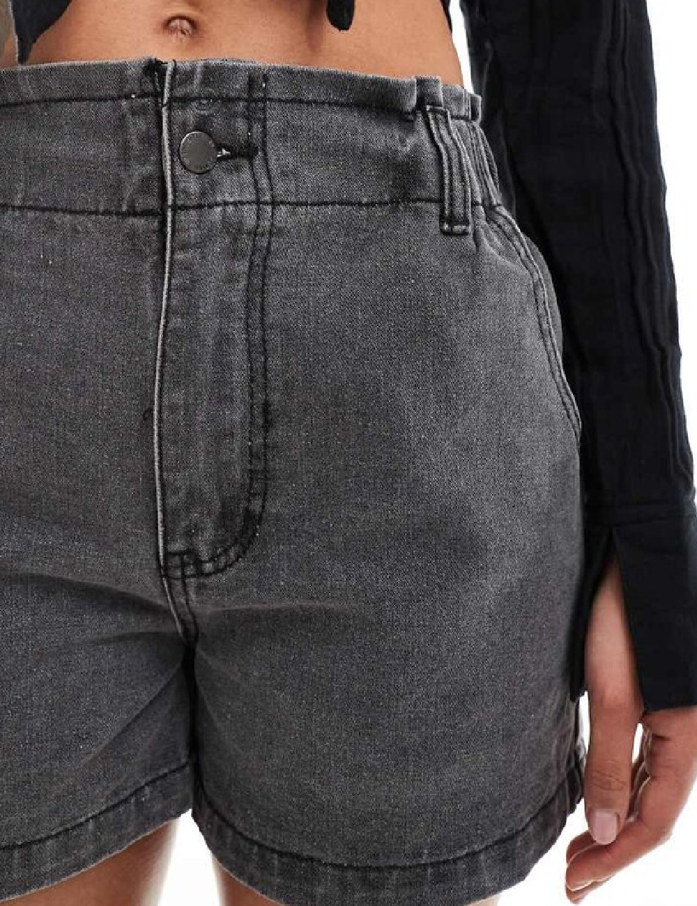 Pantaloni scurti IN THE STYLE, gri - 1 | YEO