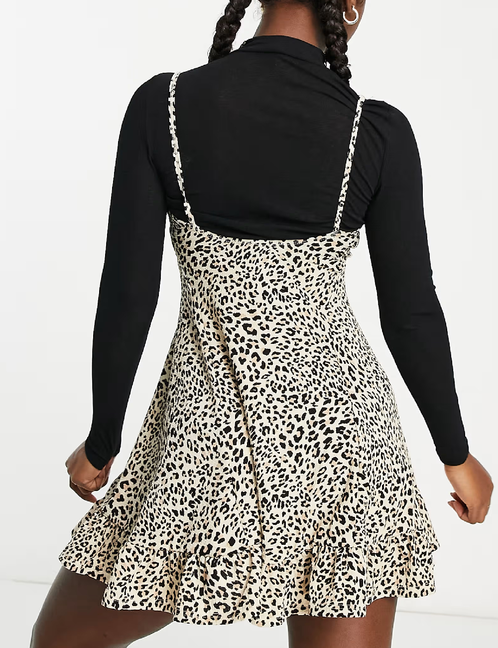 Rochie scurta Miss Selfridge, animal print - 1 | YEO