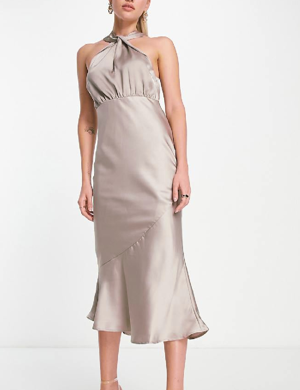 Rochie medie River Island, roz