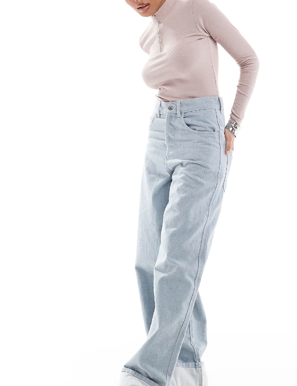Body Threadbare, roz pudra - 1 | YEO