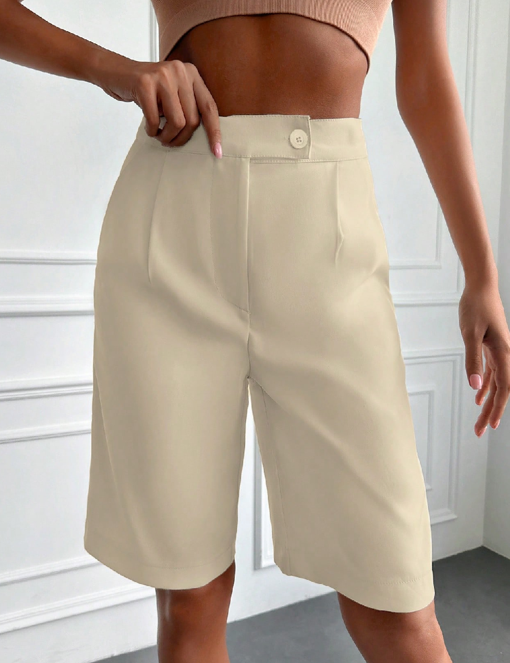Pantaloni scurti Mix Ray, bej
