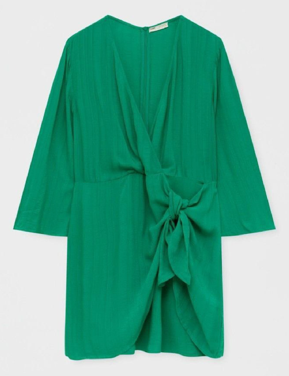 Rochie scurta Pull&Bear, verde - 1 | YEO