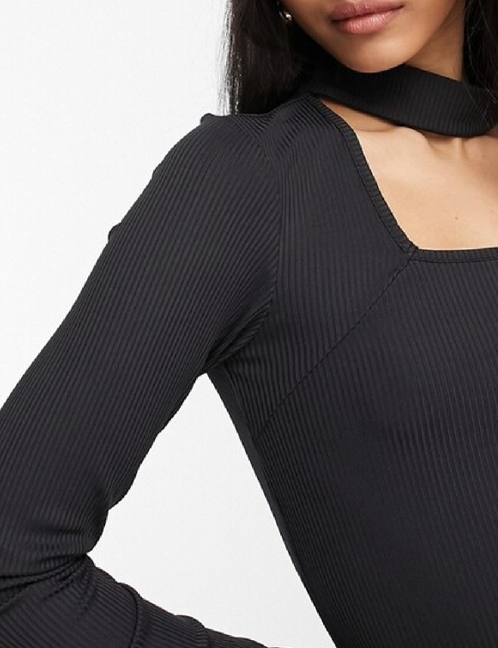 Rochie scurta Pieces Plus Size, negru - 1 | YEO