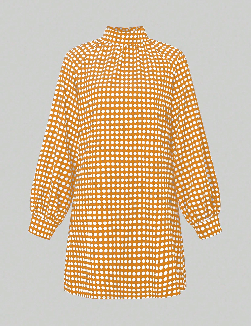 Rochie scurta SHEIN, portocaliu/alb