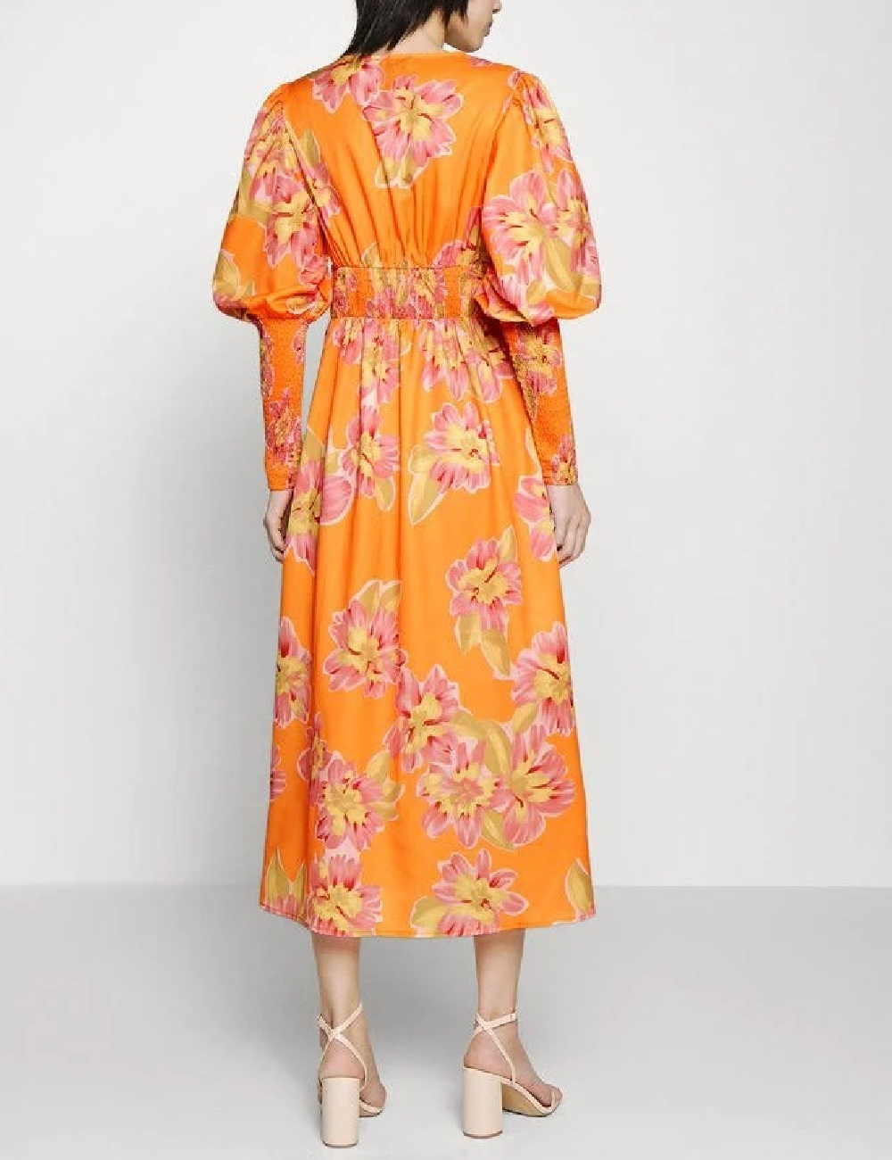 Rochie medie IN THE STYLE, portocaliu - 1 | YEO