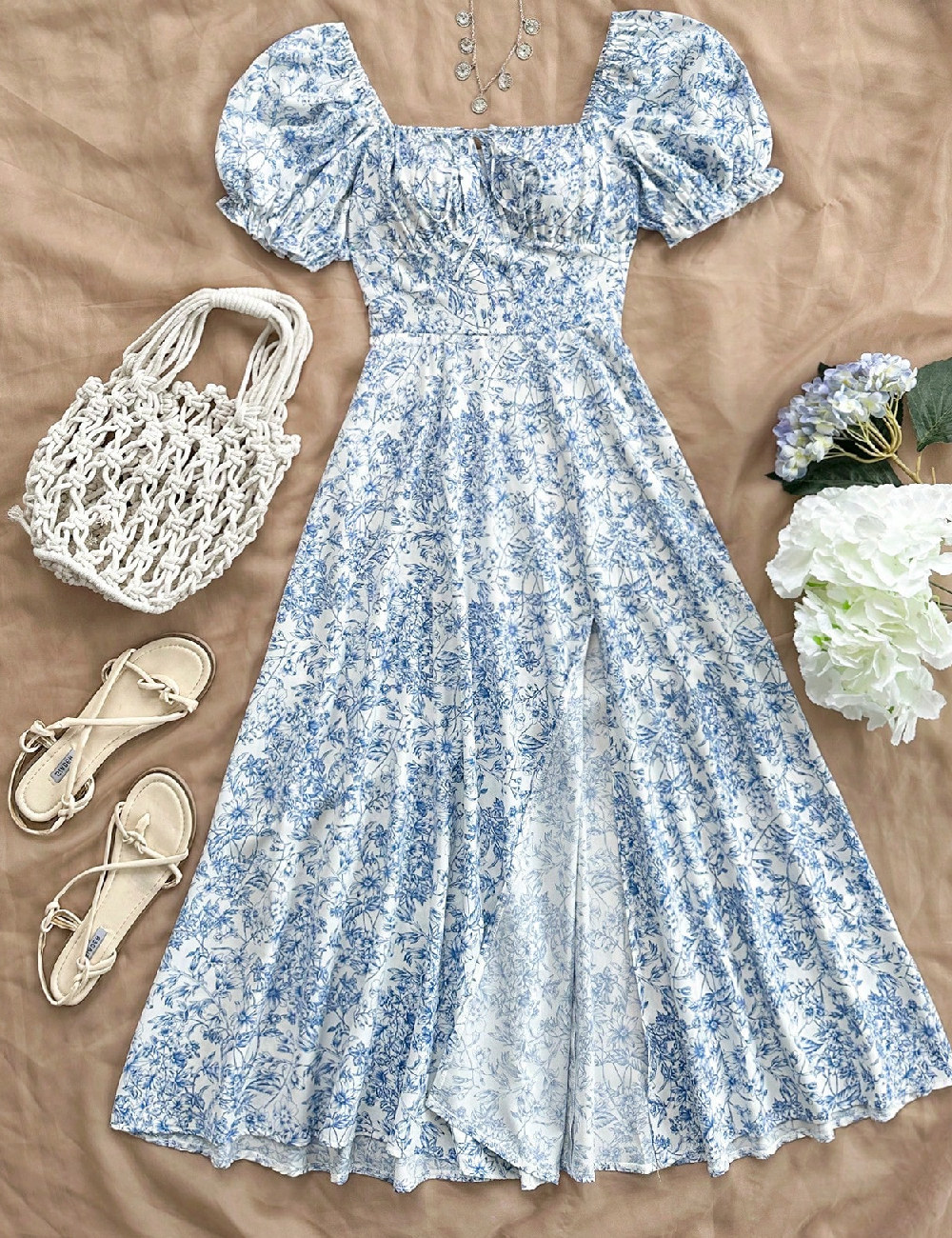 Rochie medie SHEIN, alb