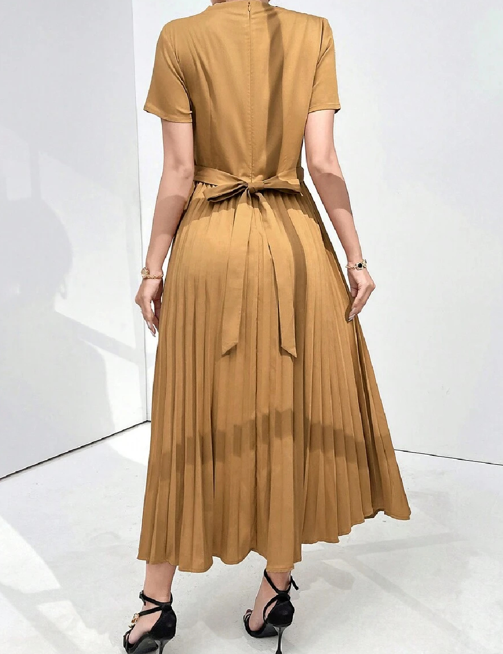 Rochie lunga SHEIN, maro - 1 | YEO