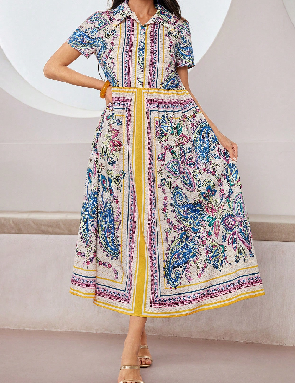 Rochie lunga SHEIN, mix culori