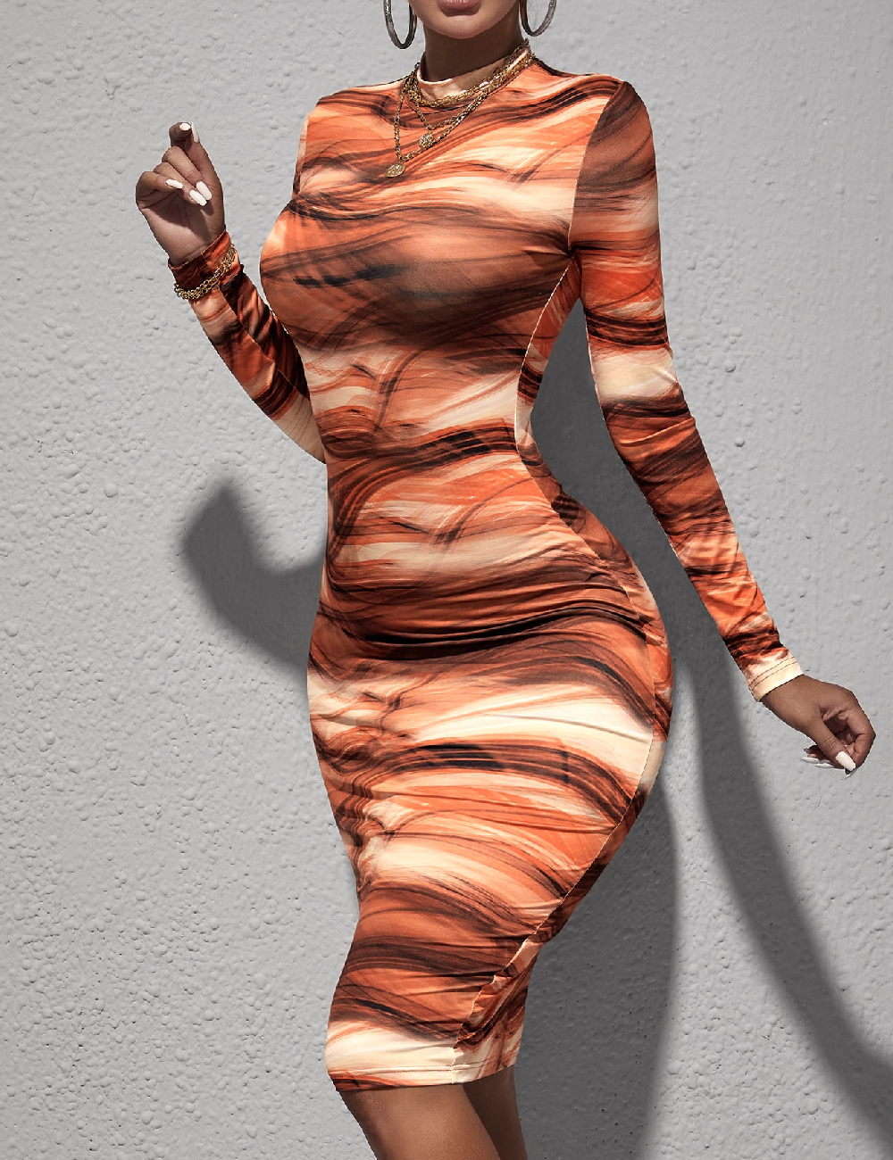 Rochie medie SHEIN, mix culori