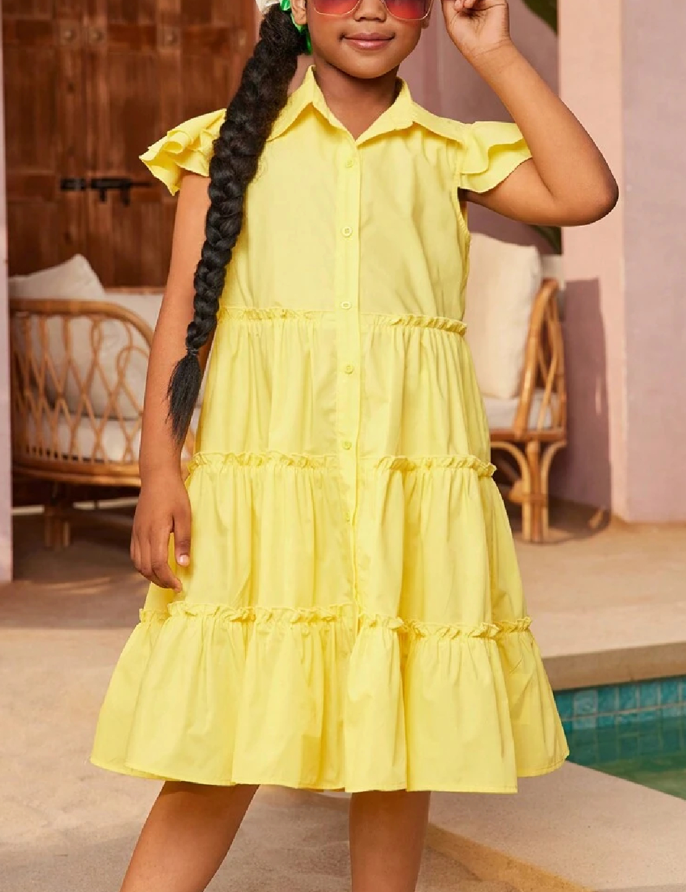 Rochie Shein Kids, galben