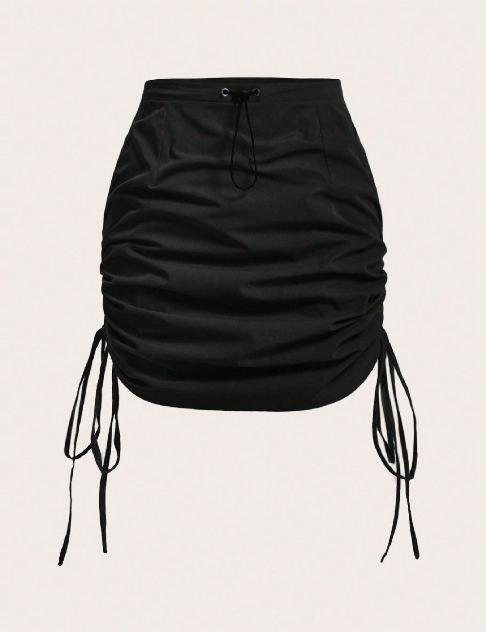 Fusta SHEIN CURVE, negru