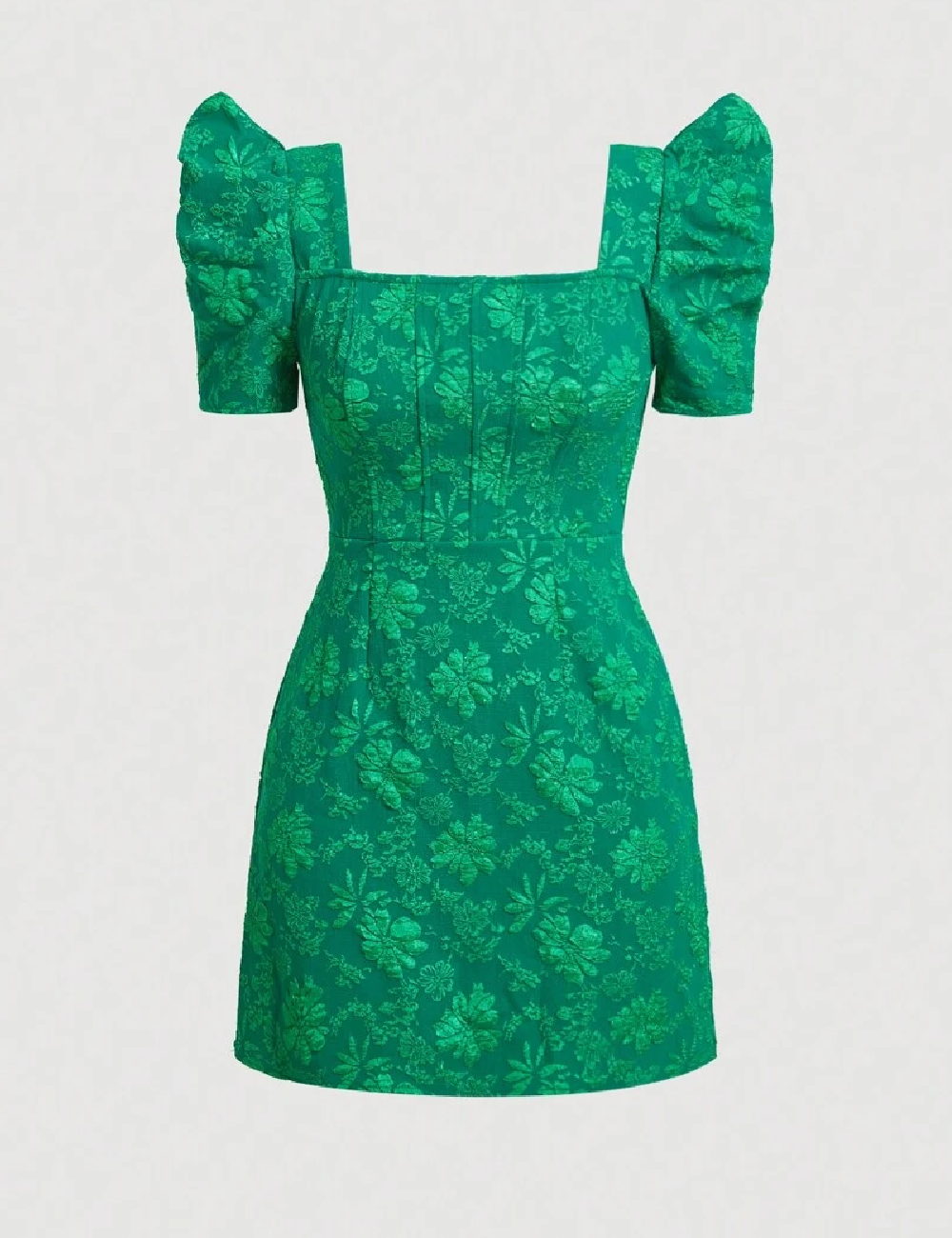Rochie scurta SHEIN, verde