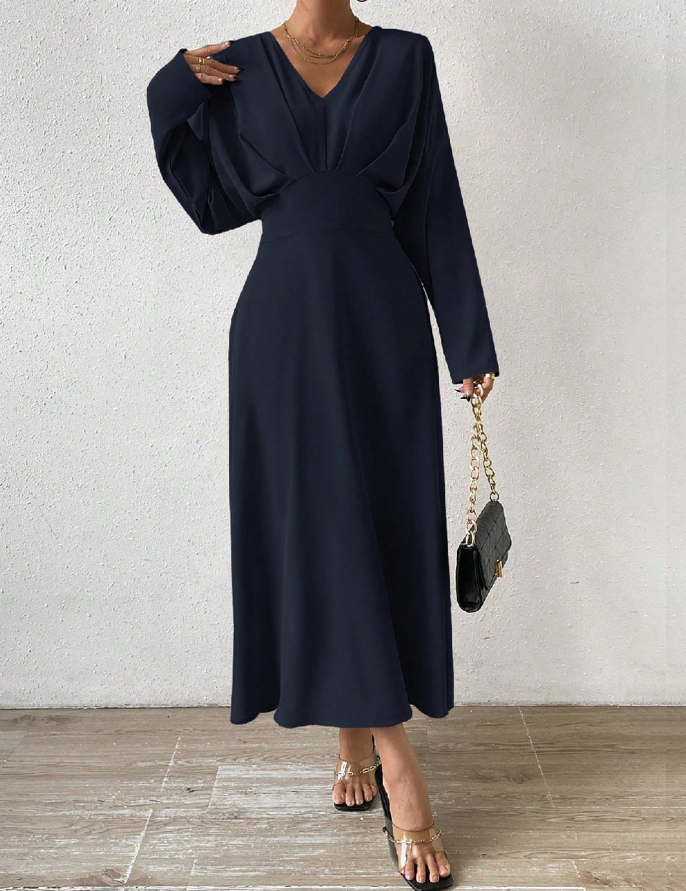 Rochie lunga SHEIN, albastru